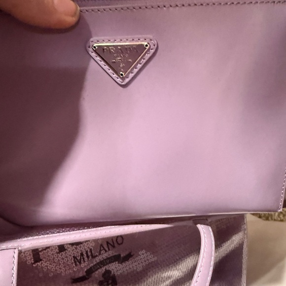 Prada Purple Mesh Tote Bag - Picture 4 of 10